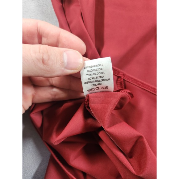 MONAT GEAR Body Suit New Womens Size Large Maroon Nylon Spandex Mock Neck NWT - Picture 12 of 13